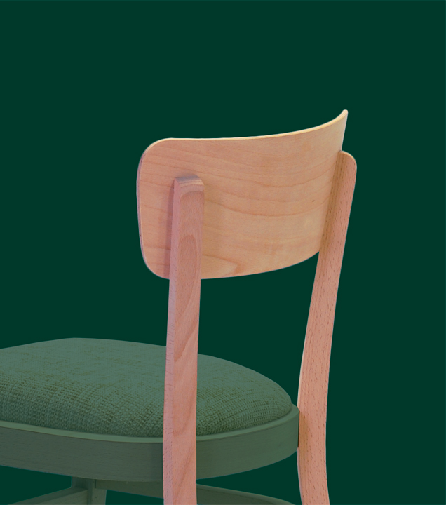 Back rest - Nico bentwood chair from solid beech